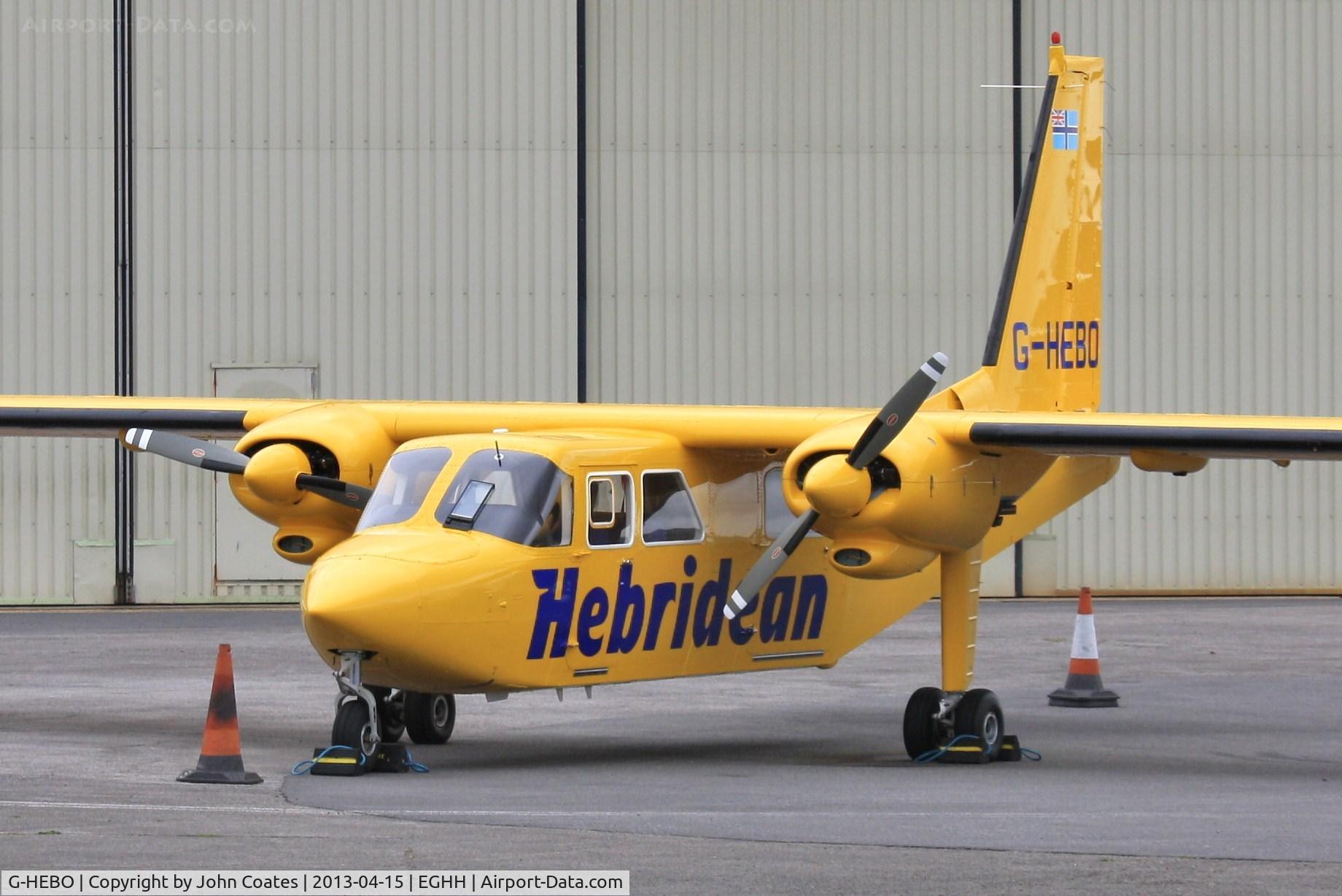 G-HEBO, 1993 Pilatus Britten-Norman BN-2B-20 Islander C/N 2268, Awaiting delivery after respray