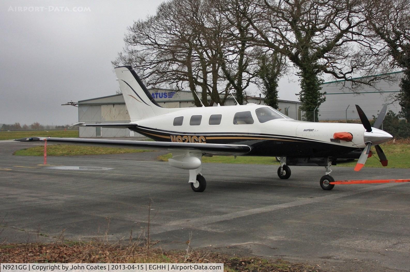 N921GG, 1998 Piper PA-46-350P Malibu Mirage C/N 4636136, Waiting to visit paintshop