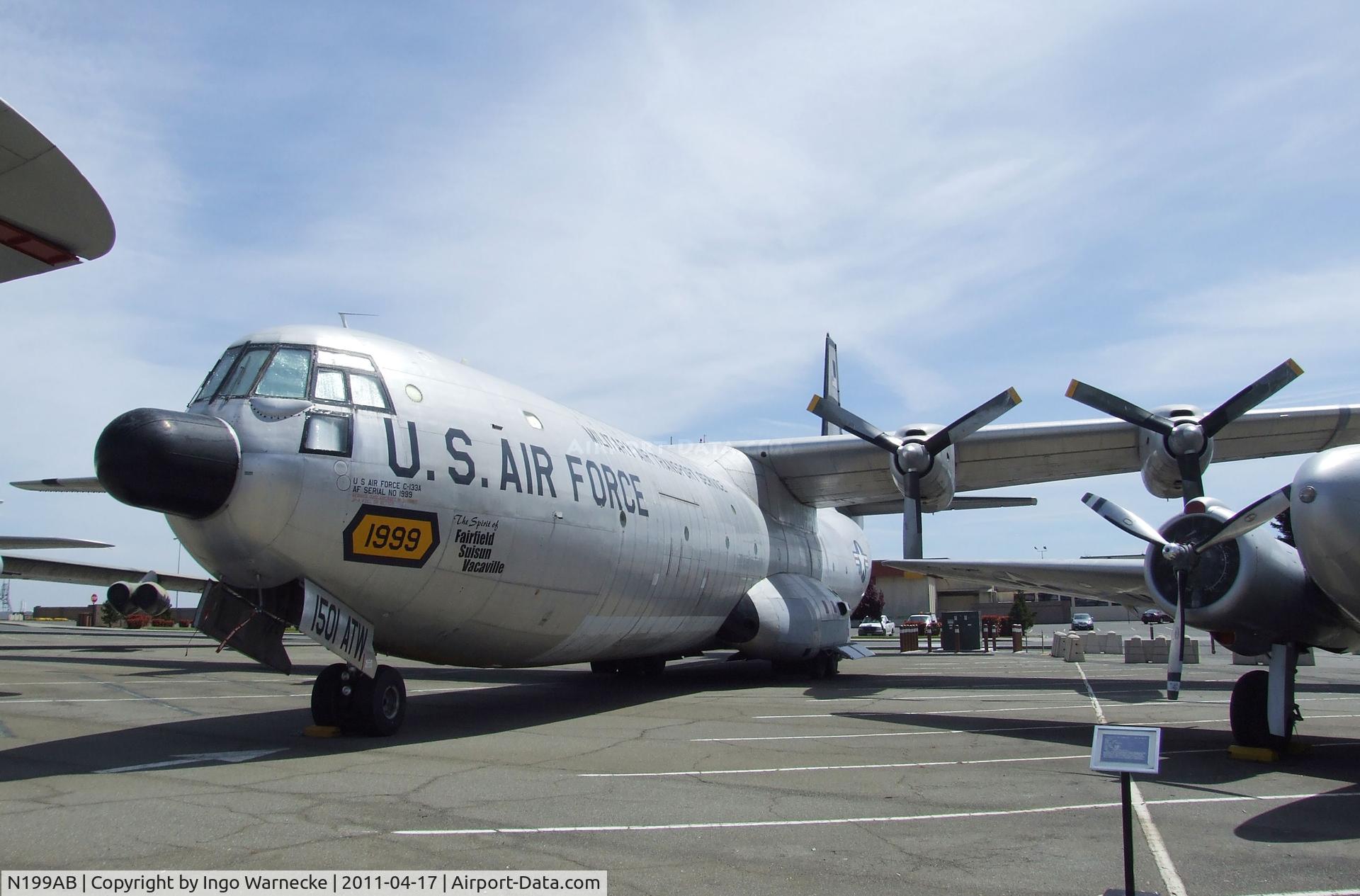 N199AB, 1956 Douglas C-133A Cargomaster C/N 561999 (45164), Douglas C-133A Cargomaster at the Travis Air Museum, Travis AFB Fairfield CA