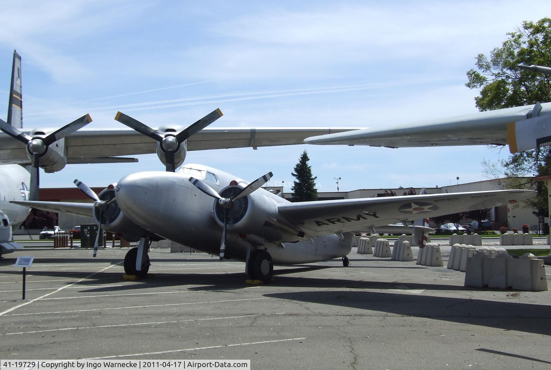 41-19729, 1941 Lockheed C-56 Lodestar (L-18) C/N 18-2089, Lockheed C-56 Lodestar at the Travis Air Museum, Travis AFB Fairfield CA