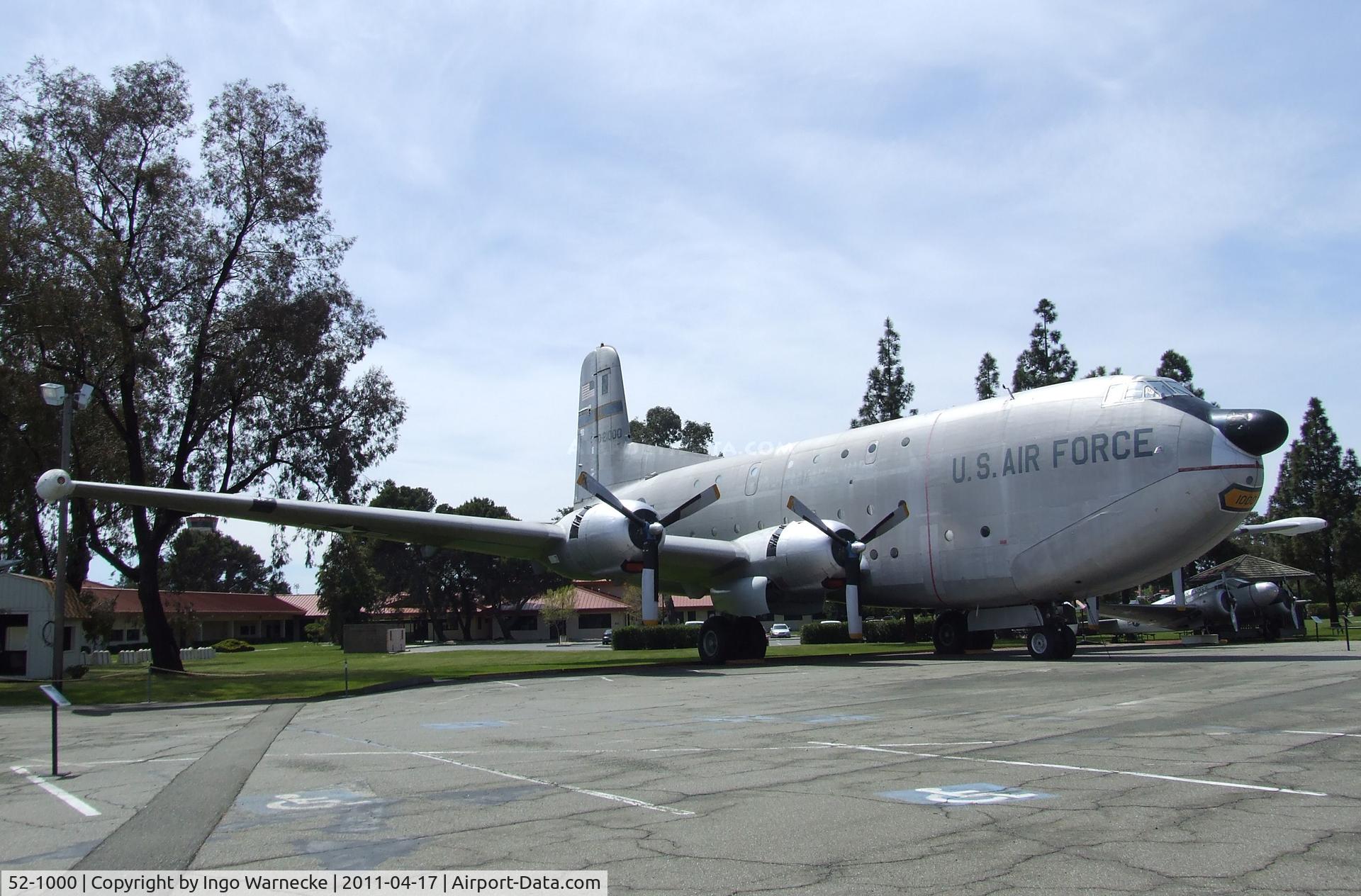 52-1000, 1952 Douglas C-124C Globemaster II C/N 43909, Douglas C-124C Globemaster II at the Travis Air Museum, Travis AFB Fairfield CA