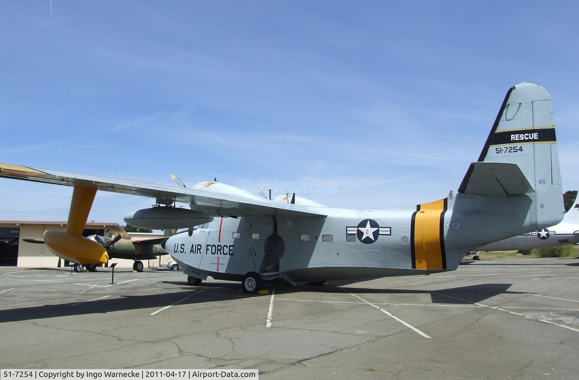 51-7254, Grumman SA-16B Albatross C/N G-345, Grumman SA-16B Albatross at the Travis Air Museum, Travis AFB Fairfield CA