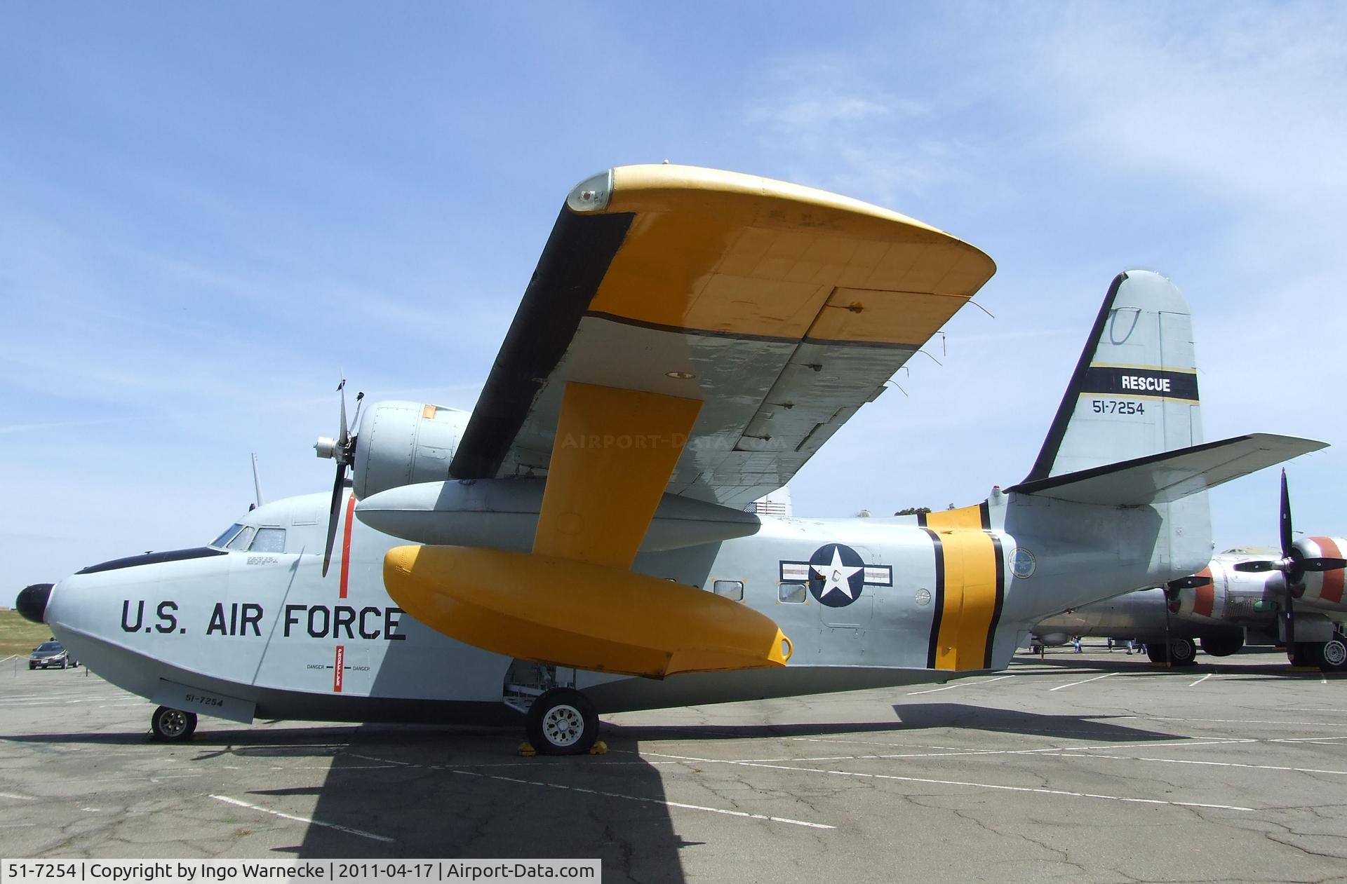 51-7254, Grumman SA-16B Albatross C/N G-345, Grumman SA-16B Albatross at the Travis Air Museum, Travis AFB Fairfield CA