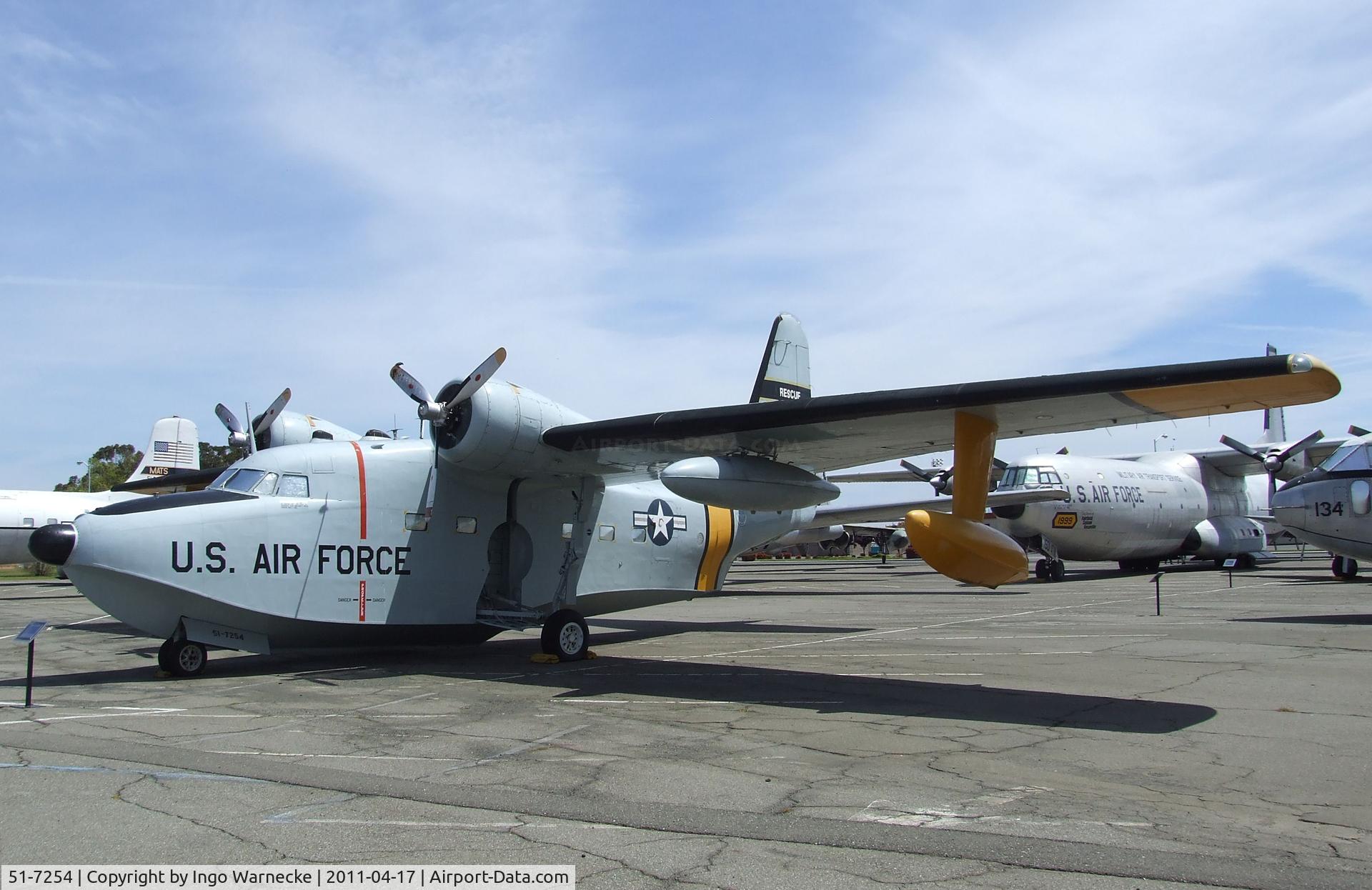 51-7254, Grumman SA-16B Albatross C/N G-345, Grumman SA-16B Albatross at the Travis Air Museum, Travis AFB Fairfield CA