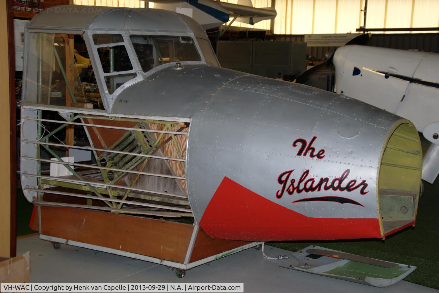 VH-WAC, Avro 652A Anson 1 C/N MG271, The nose section of Avro Anson VH-WAC 