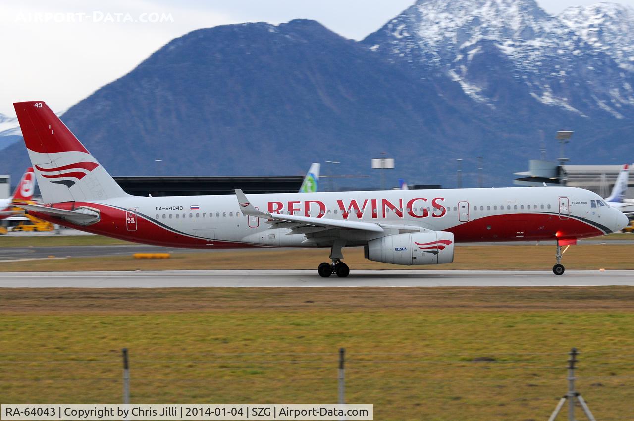 RA-64043, 2008 Tupolev Tu-204-100S C/N 64043, Red Wings