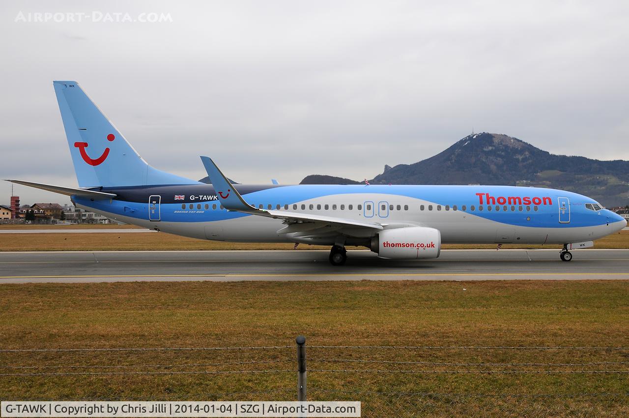 G-TAWK, 2012 Boeing 737-8K5 C/N 37239, Thomson