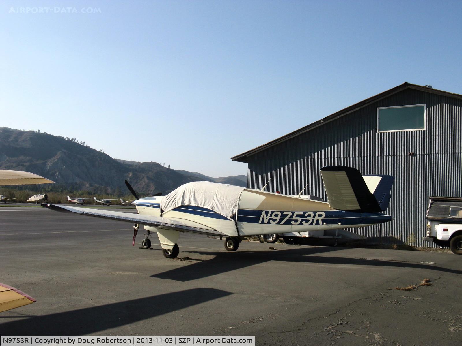 N9753R, 1960 Beech M35 Bonanza C/N D-6241, 1960 Beech M35 BONANZA, Continental IO-470-C 250 Hp
