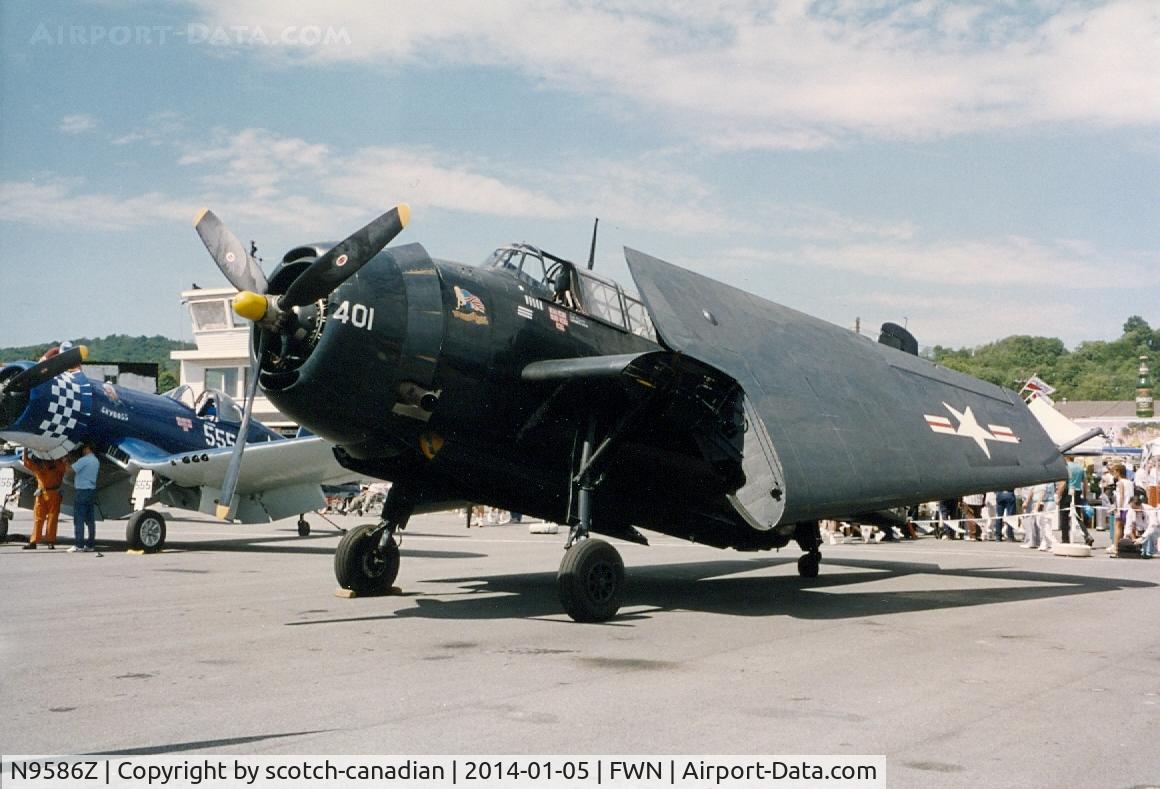 N9586Z, 1945 Grumman TBM-3E Avenger C/N 85886, 1945 Grumman TBM-3E, N9586Z, at the 1993 Sussex Air Show, Sussex, NJ