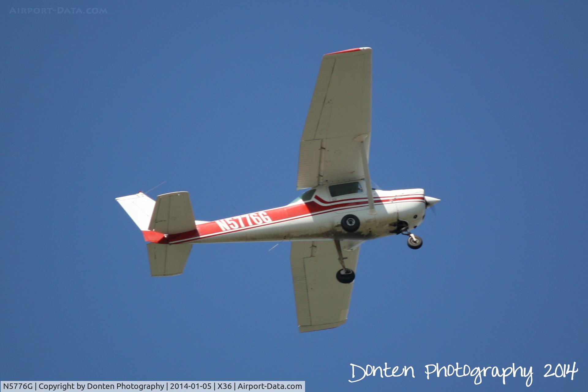 N5776G, 1969 Cessna 150K C/N 15071276, Cessna Commuter (N5776G) on approach to Buchan Airport