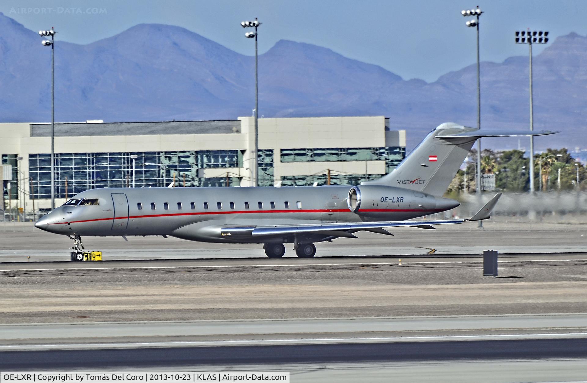 OE-LXR, 2008 Bombardier BD-700-1A10 Global Express XRS C/N 9235, OE-LXR   2008 Bombardier BD-700 Global Express XRS C/N 9235

McCarran International Airport (KLAS)
Las Vegas, Nevada
TDelCoro
October 23, 2013