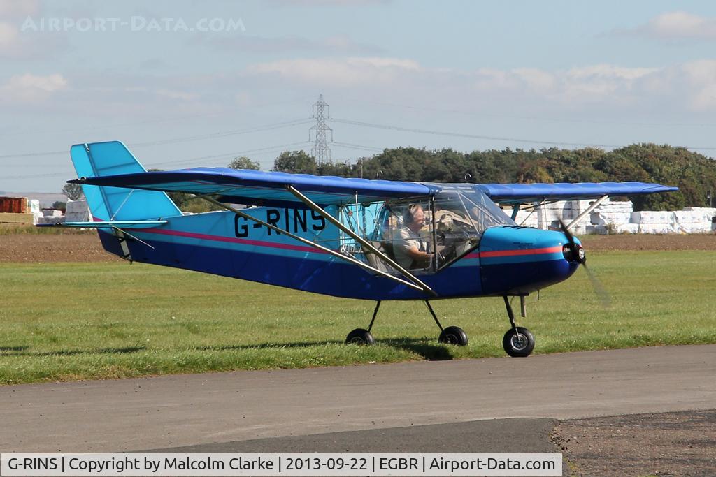 G-RINS, 1999 Rans S-6ESA Coyote II C/N PFA 204-13361, Rans S6-ESA at The Real Aeroplane Club's Helicopter Fly-In, Breighton Airfield, September 2013.