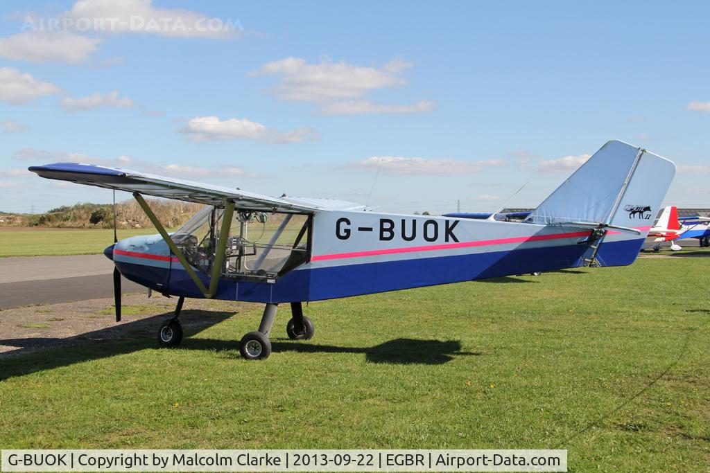 G-BUOK, 1993 Rans S-6-116 Coyote II C/N PFA 204A-12317, Rans S6-116 at The Real Aeroplane Club's Helicopter Fly-In, Breighton Airfield, September 2013.