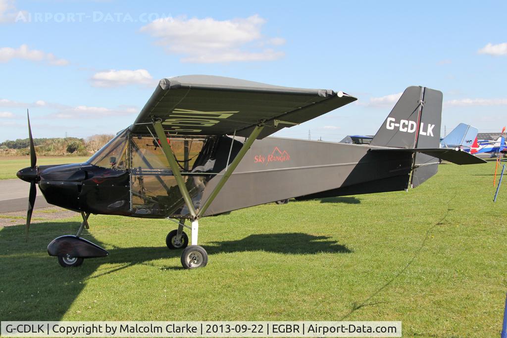 G-CDLK, 2005 Best Off Skyranger Swift 912S(1) C/N BMAA/HB/452, Best Off Skyranger Swift 912S(1) at The Real Aeroplane Club's Helicopter Fly-In, Breighton Airfield, September 2013.