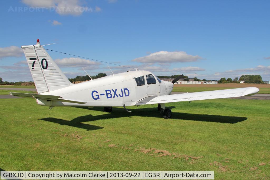G-BXJD, 1967 Piper PA-28-180 Cherokee C/N 28-4215, Piper PA-28-180 Cherokee at The Real Aeroplane Club's Helicopter Fly-In, Breighton Airfield, September 2013.