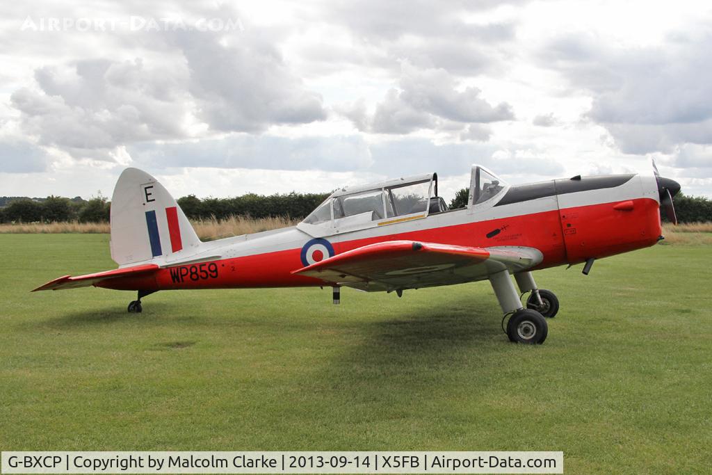 G-BXCP, 1952 De Havilland DHC-1 Chipmunk T.10 C/N C1/0744, De Havilland DHC-1 Chipmunk 22, Fishburn Airfield UK, September 2013.