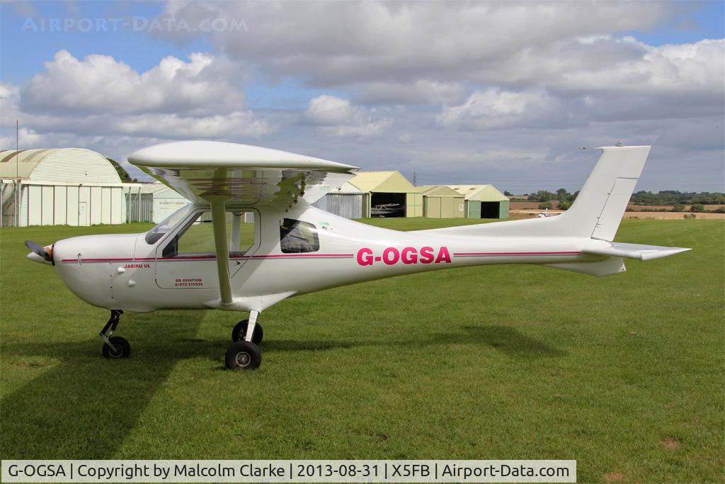 G-OGSA, 2000 Jabiru UL-450 C/N PFA 274A-13540, Jabiru SPL-450, Fishburn Airfield UK, August 2013.