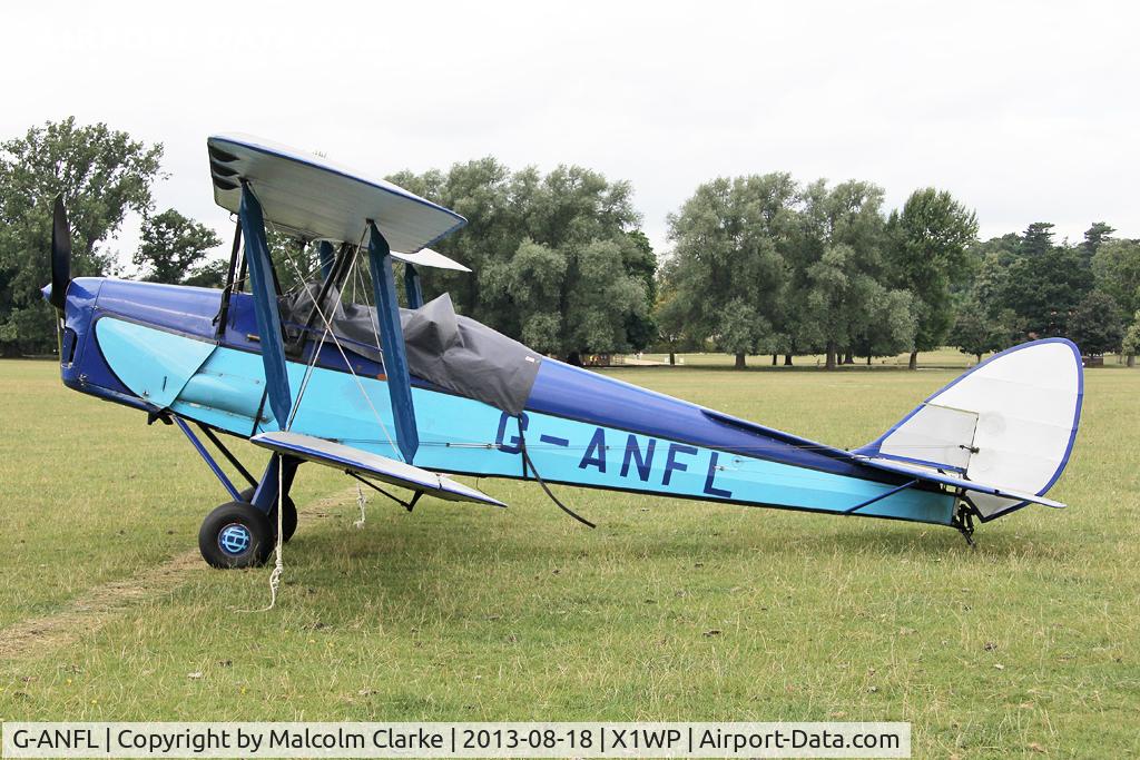 G-ANFL, 1941 De Havilland DH-82A Tiger Moth II C/N 84617, De Havilland DH-82A Tiger Moth at The De Havilland Moth Club's 28th International Moth Rally at Woburn Abbey. August 2013.