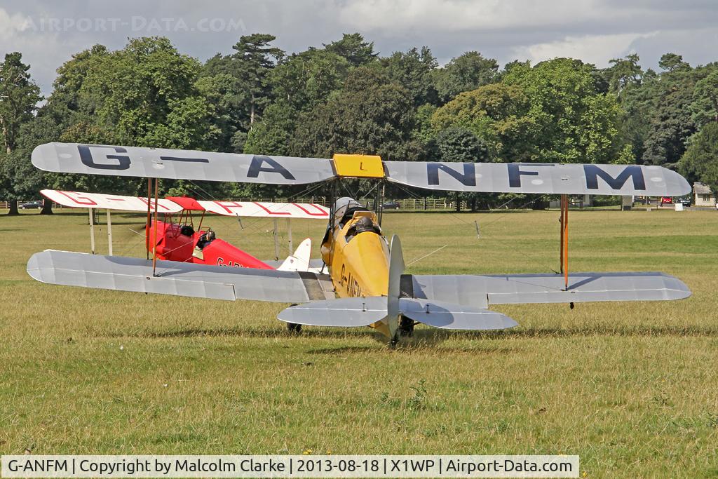 G-ANFM, 1941 De Havilland DH-82A Tiger Moth II C/N 83604, De Havilland DH-82A Tiger Moth at The De Havilland Moth Club's 28th International Moth Rally at Woburn Abbey. August 2013.
