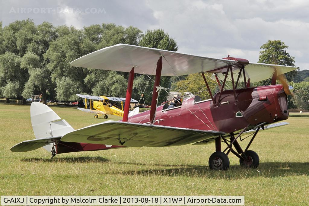 G-AIXJ, 1942 De Havilland DH-82A Tiger Moth II C/N 85434, De Havilland DH-82A Tiger Moth II at The De Havilland Moth Club's 28th International Moth Rally at Woburn Abbey. August 2013.