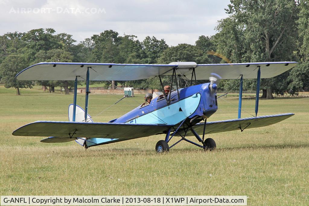 G-ANFL, 1941 De Havilland DH-82A Tiger Moth II C/N 84617, De Havilland DH-82A Tiger Moth II at The De Havilland Moth Club's 28th International Moth Rally at Woburn Abbey. August 2013.