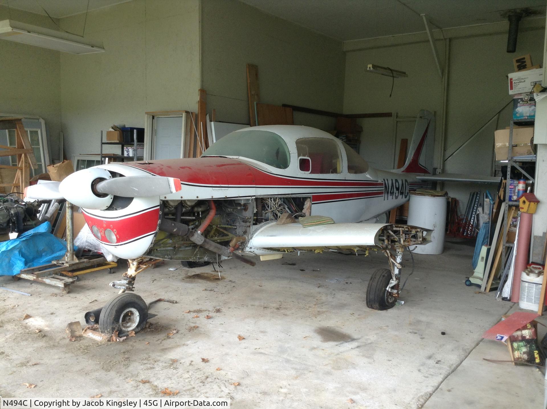 N494C, 1960 Meyers 200A C/N 258, Getting ready for restoration