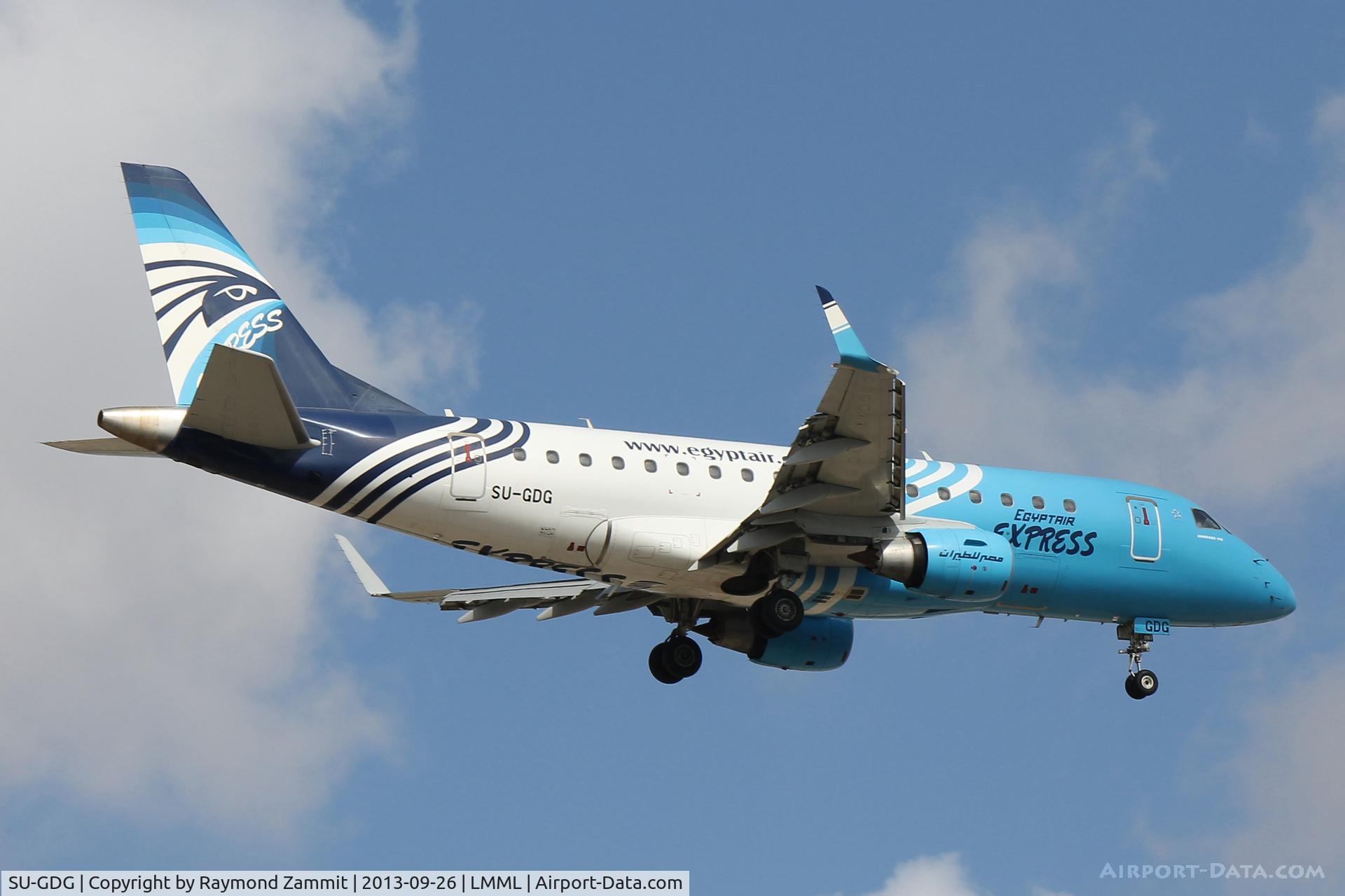 SU-GDG, 2009 Embraer 170LR (ERJ-170-100LR) C/N 17000269, ERJ170 SU-GDG Eygpt Air