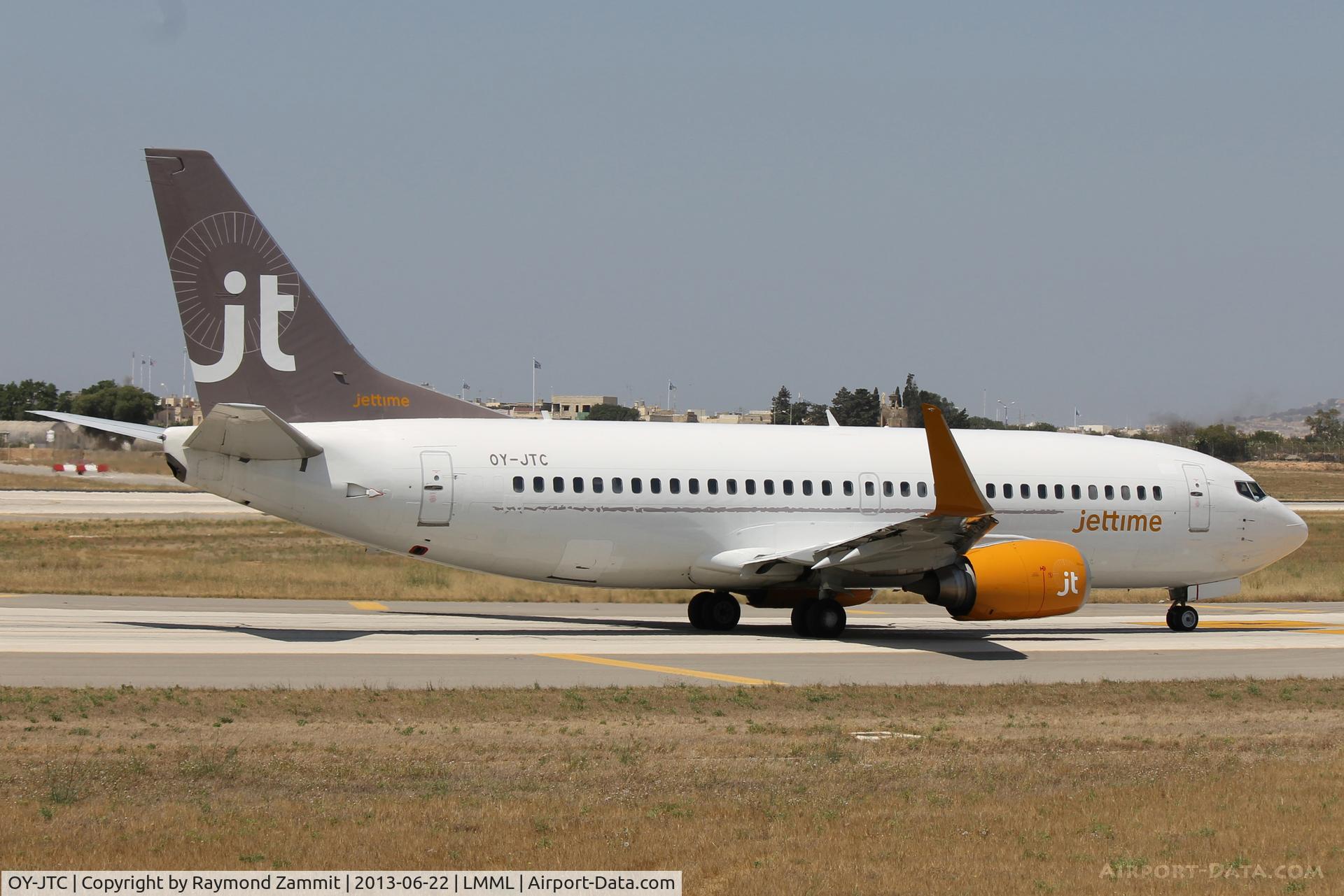 OY-JTC, 1987 Boeing 737-3L9 C/N 23718, B737-300 OY-JTC Jettime