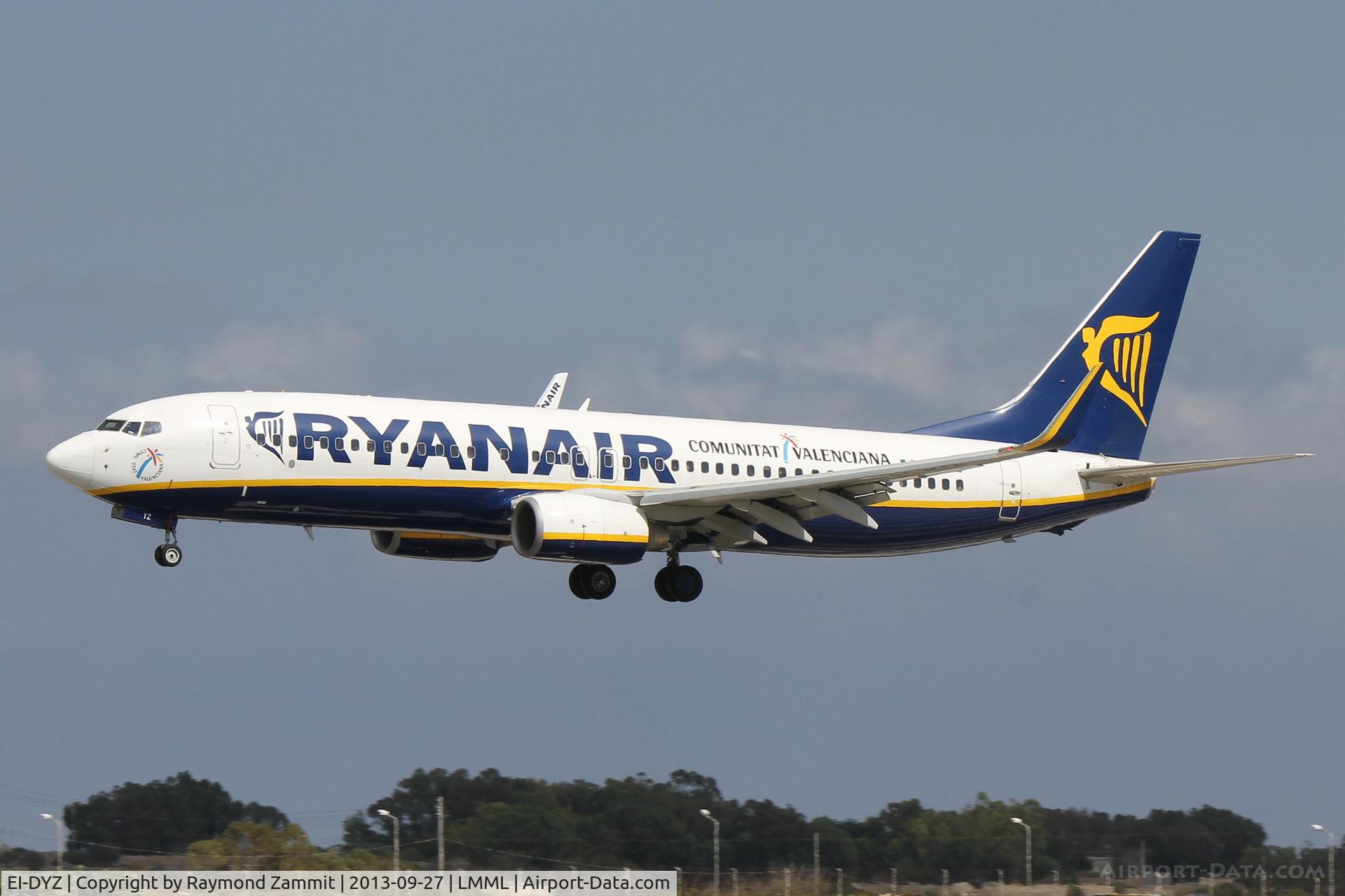 EI-DYZ, 2008 Boeing 737-8AS C/N 37518, B737-800 EI-DYZ Ryanair