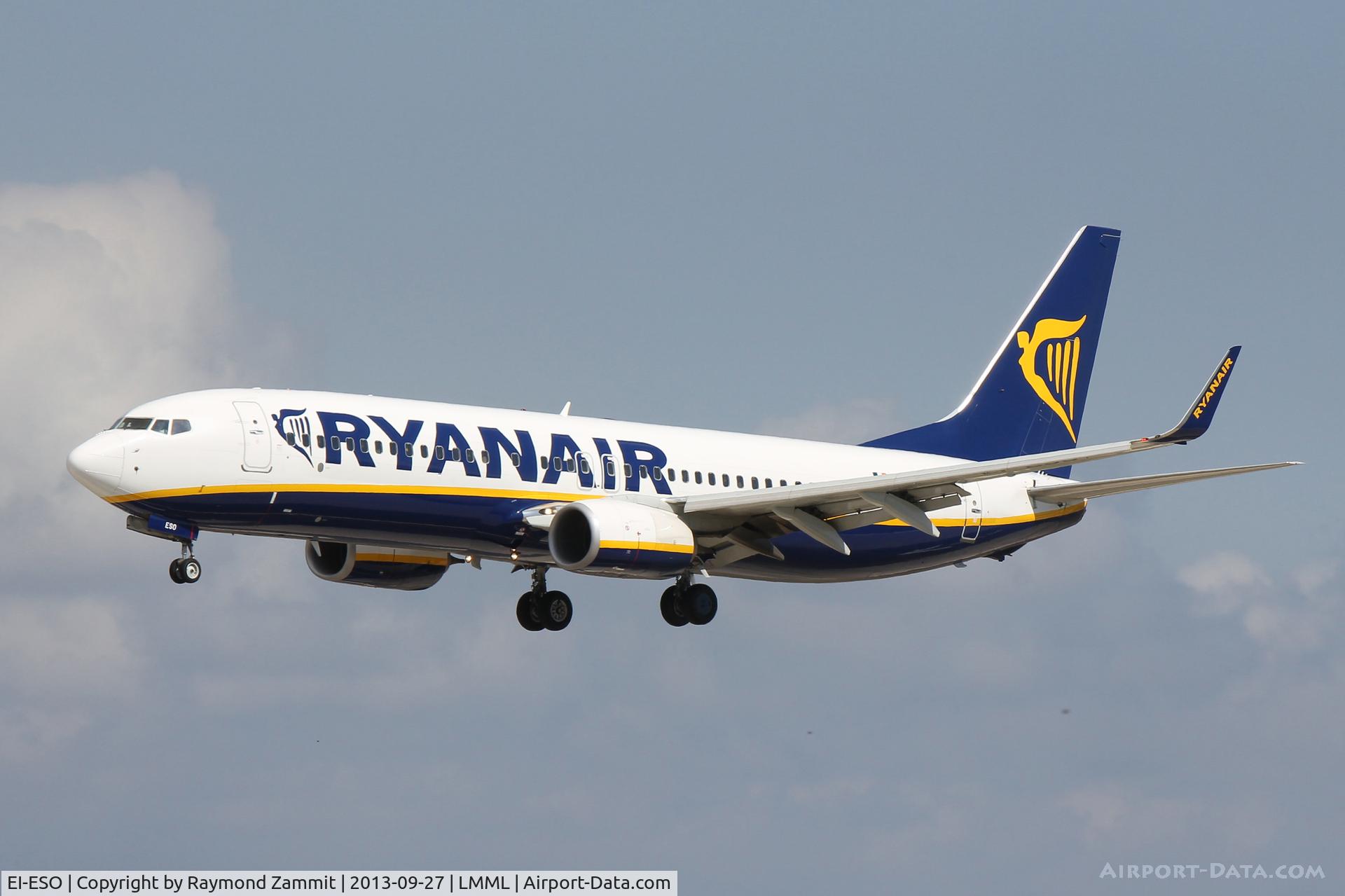 EI-ESO, 2011 Boeing 737-8AS C/N 34989, B737-800 EI-ESO Ryanair