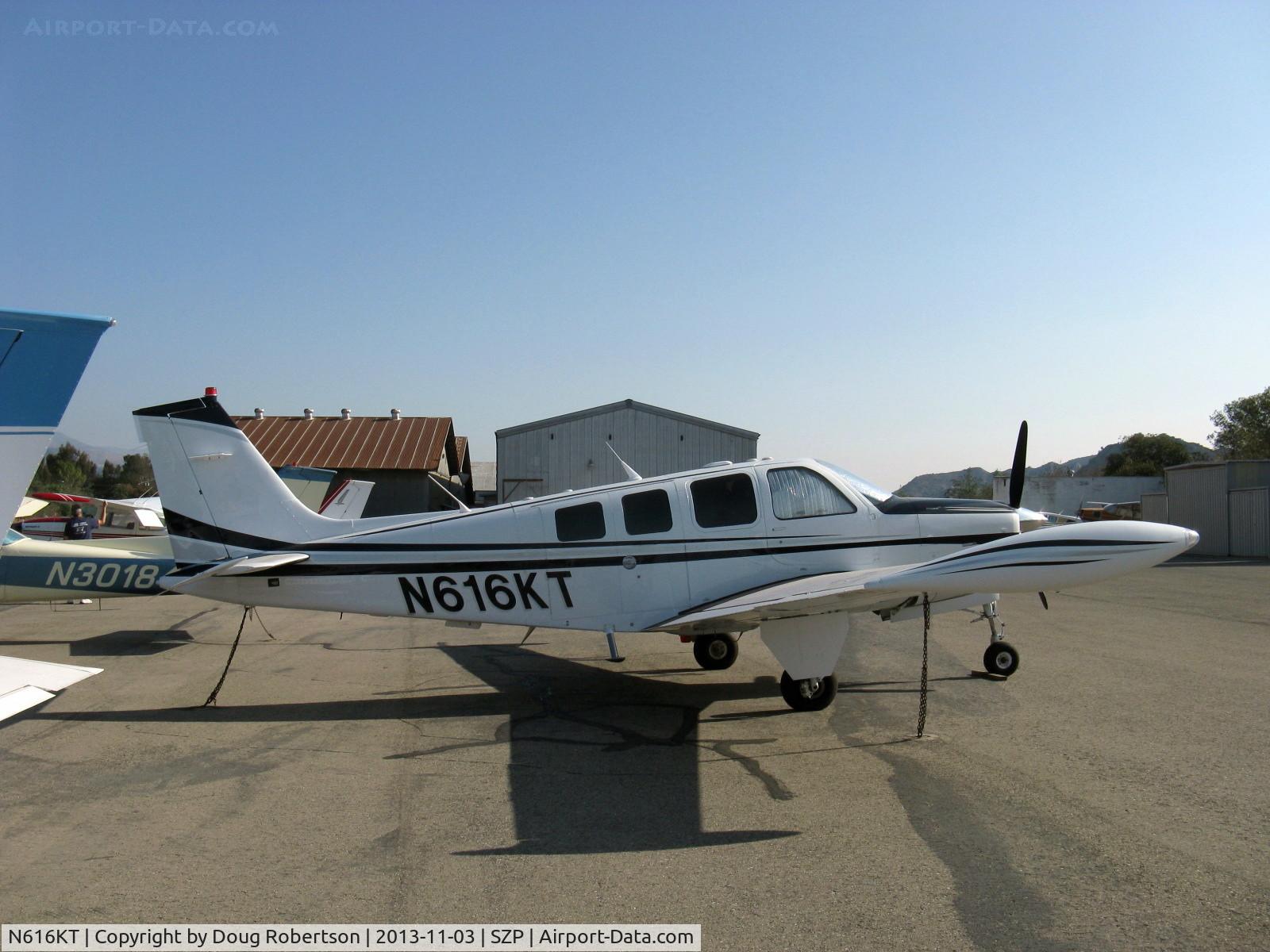 N616KT, Raytheon Aircraft Company G36 C/N E-3737, 2006 Raytheon-Beech G36 BONANZA, Continental IO-550-B 300 Hp