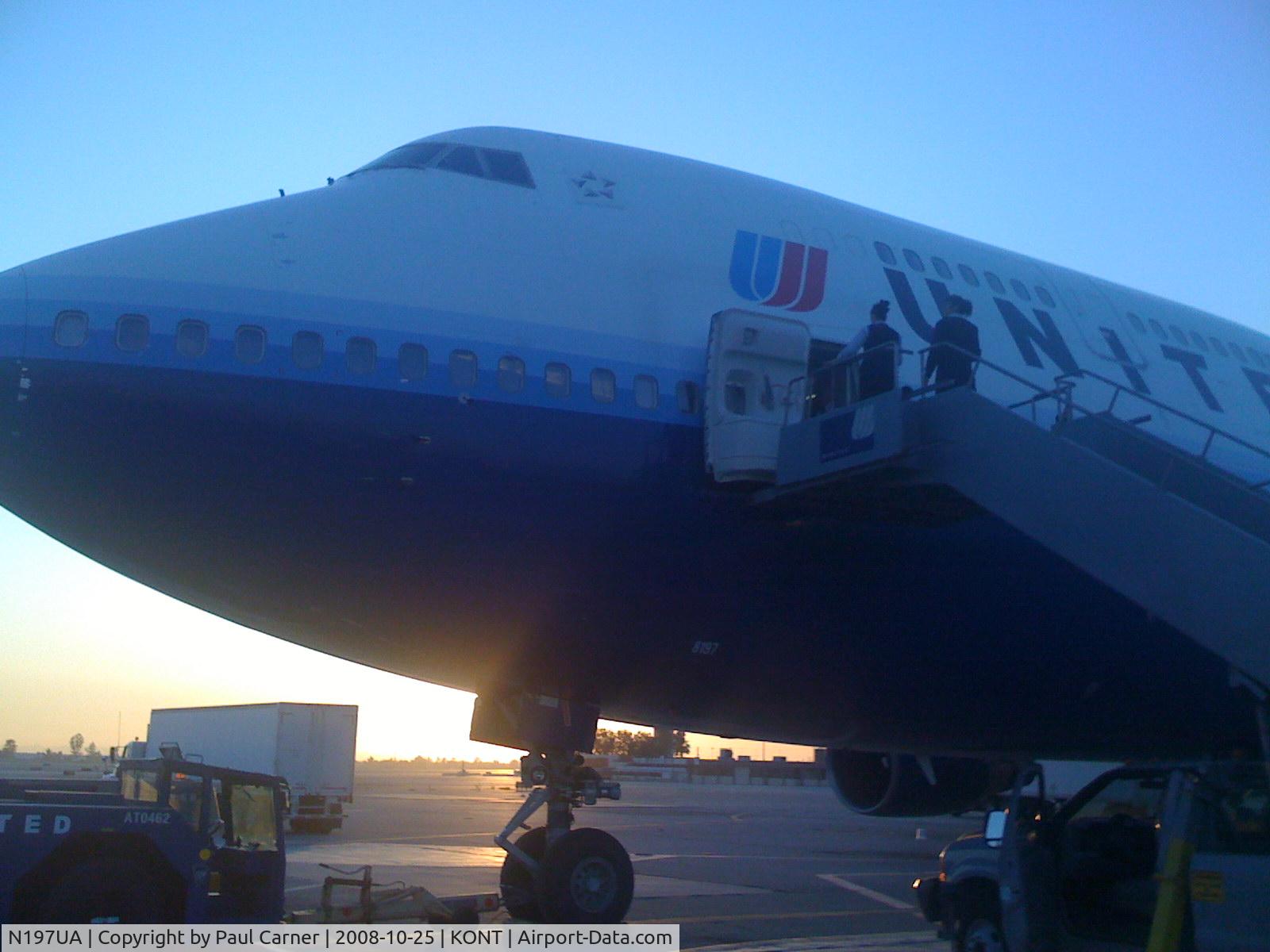 N197UA, 1997 Boeing 747-422 C/N 26901, CRAF charter for USMC