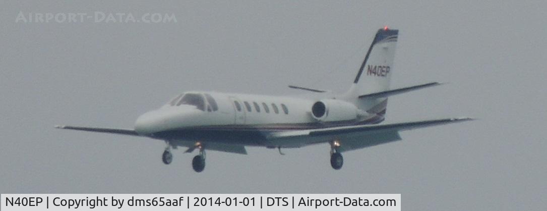 N40EP, 1989 Cessna 551 C/N 5510617, Flying into DTS