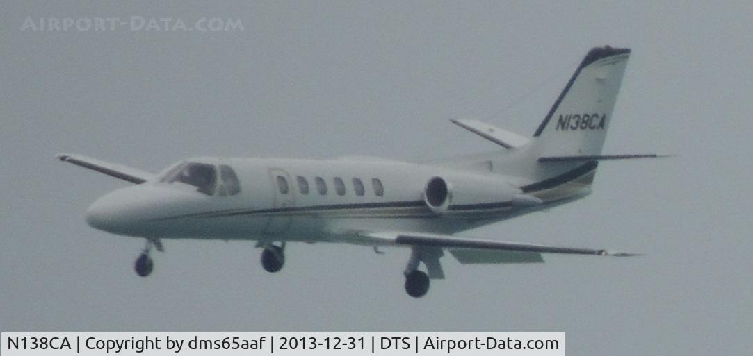 N138CA, 1999 Cessna 550 C/N 550-0900, Flying into DTS