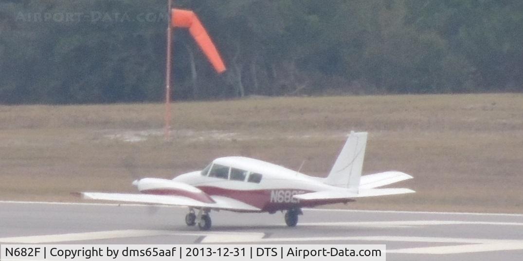 N682F, 1969 Piper PA-30 Twin Comanche C/N 30-1955, Taking Rwy 32 for departure out of DTS