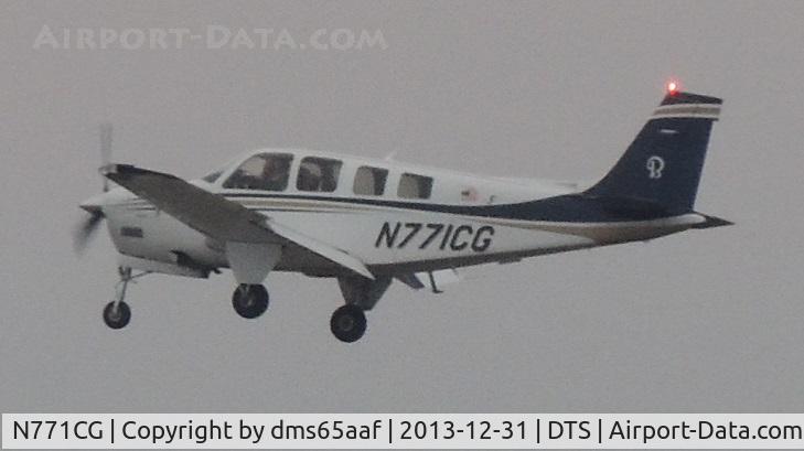 N771CG, Raytheon Aircraft Company G36 C/N E-3672, Flying into DTS