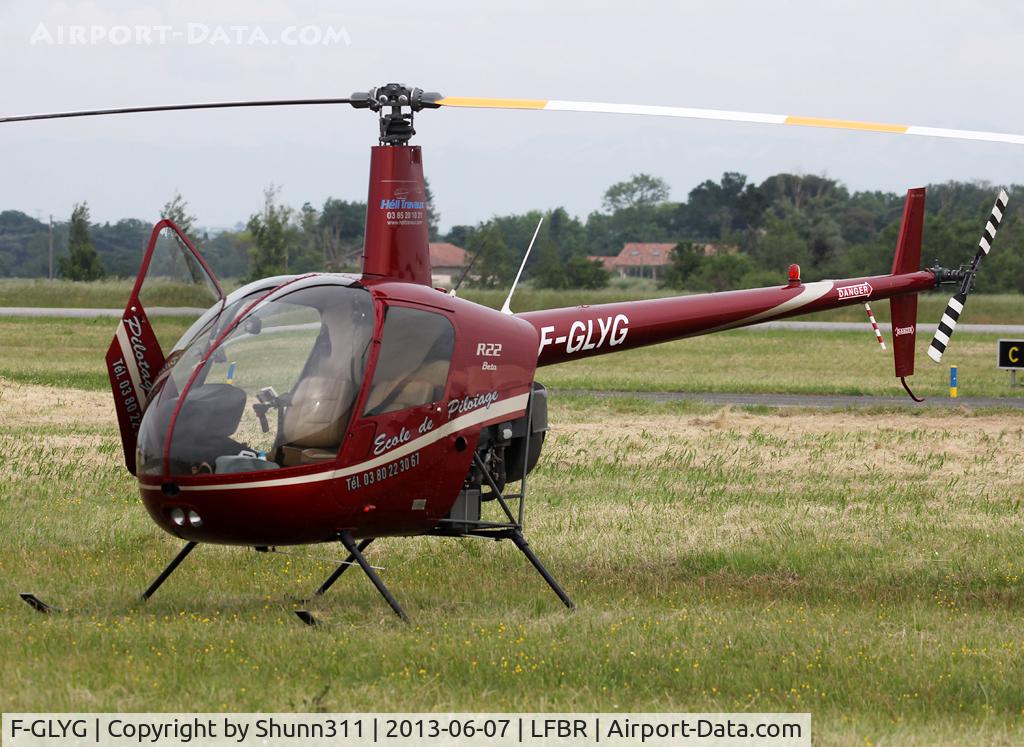 F-GLYG, Robinson R22 Beta C/N 0947, Participant of the Muret Airshow 2013