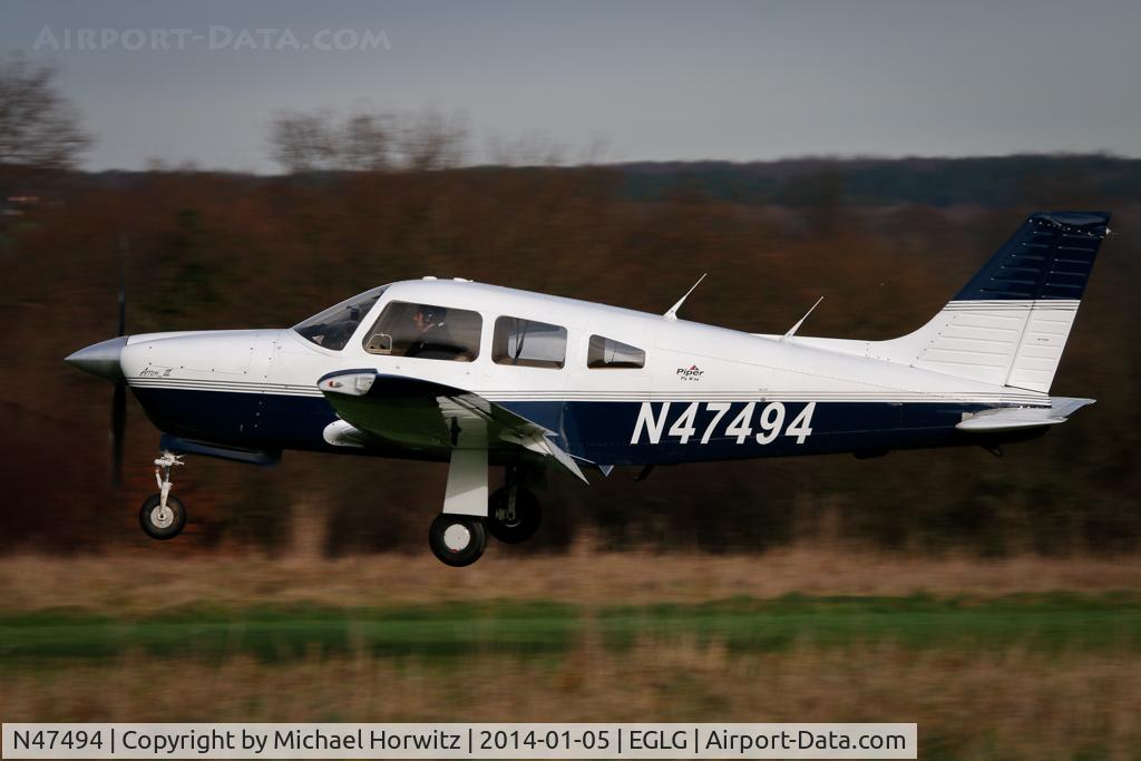 N47494, Piper PA-28R-201 Cherokee Arrow III C/N 28R-7737166, Short Field Landing