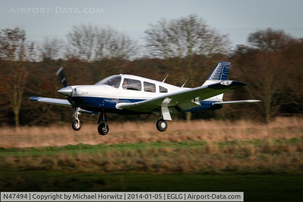 N47494, Piper PA-28R-201 Cherokee Arrow III C/N 28R-7737166, Flare