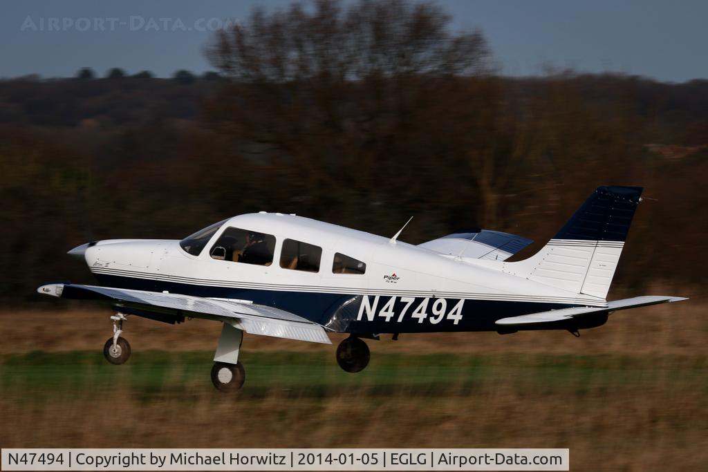 N47494, Piper PA-28R-201 Cherokee Arrow III C/N 28R-7737166, Touch down