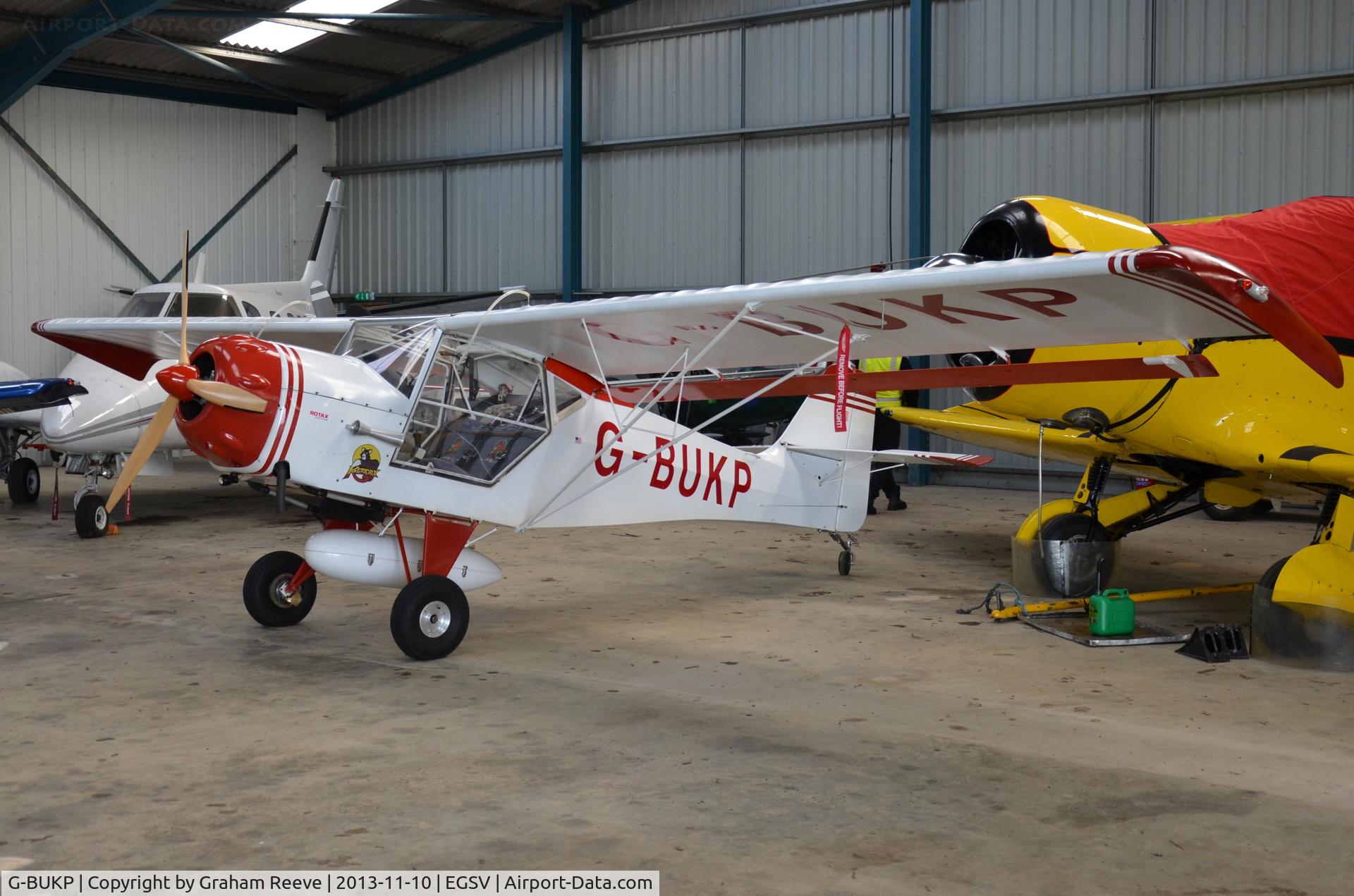 G-BUKP, 1992 Denney Kitfox MK2 C/N PFA 172-12301, Now with storeage under the fuselarge,