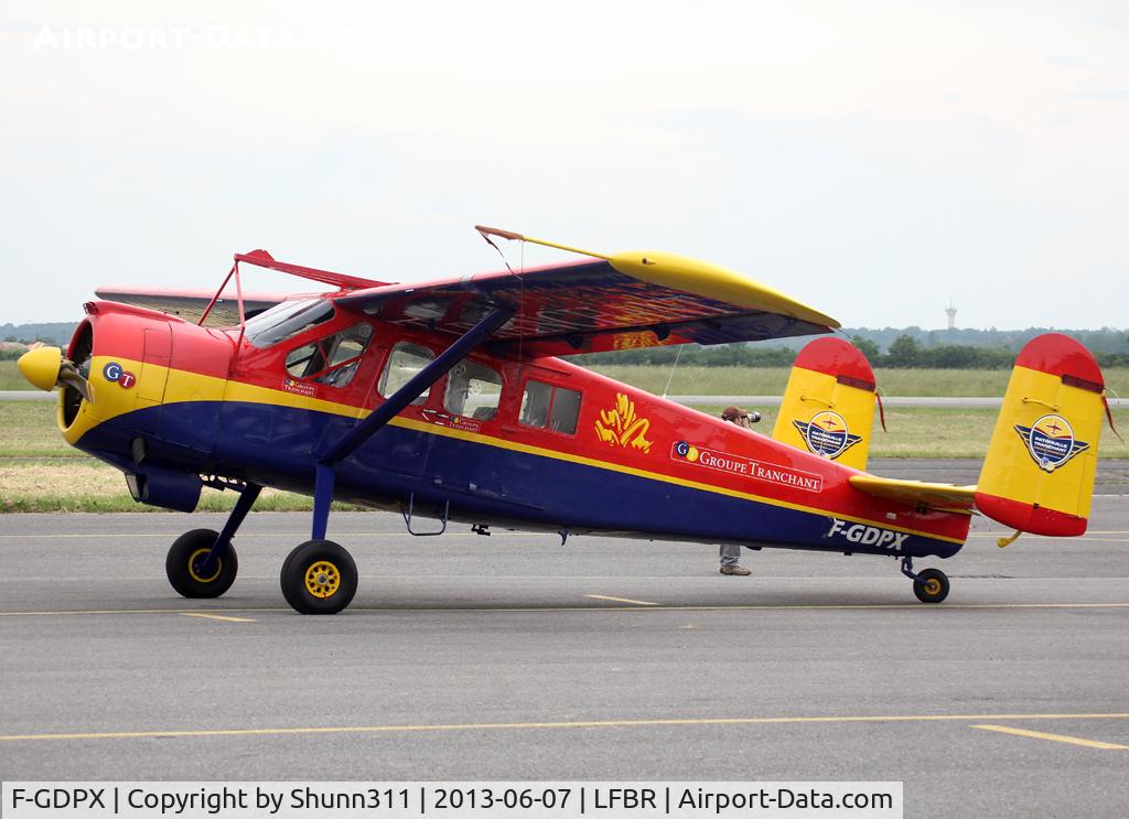 F-GDPX, Max Holste MH-1521M Broussard C/N 170, Participant of the Muret Airshow 2013