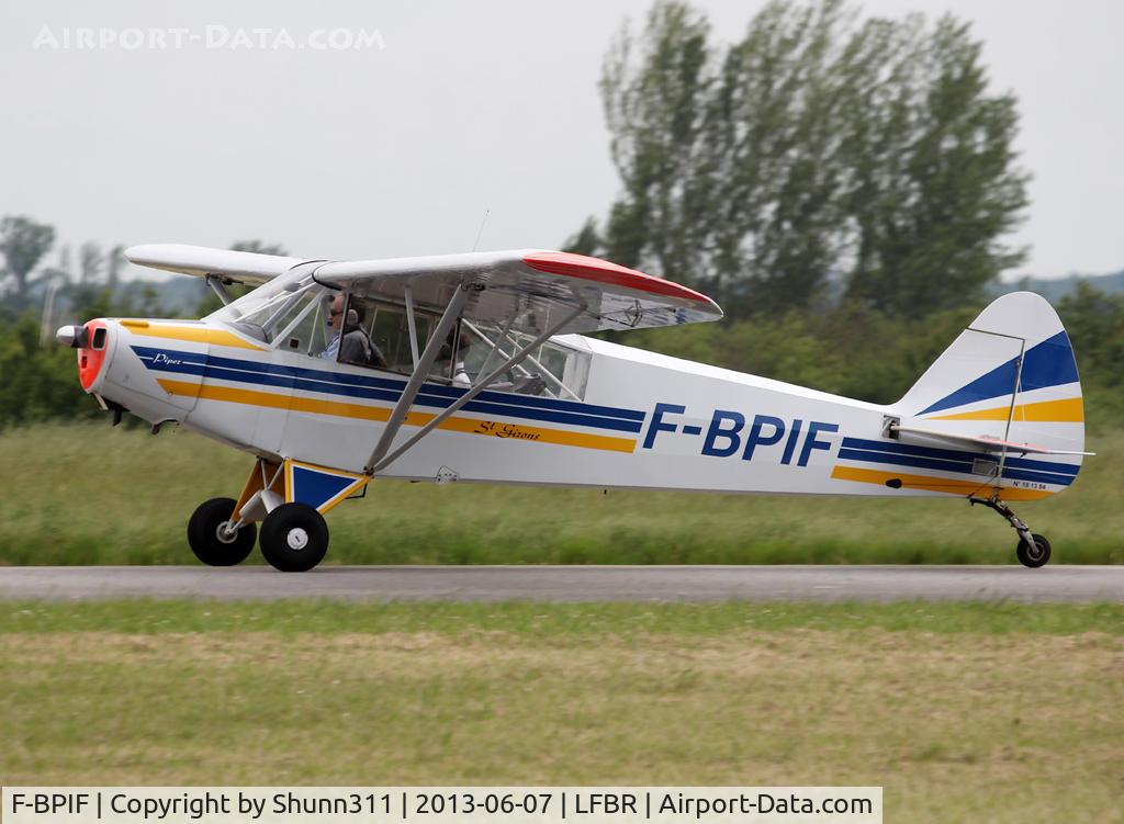 F-BPIF, 1951 Piper L-18C Super Cub (PA-18-95) C/N 18-1384, Participant of the Muret Airshow 2013