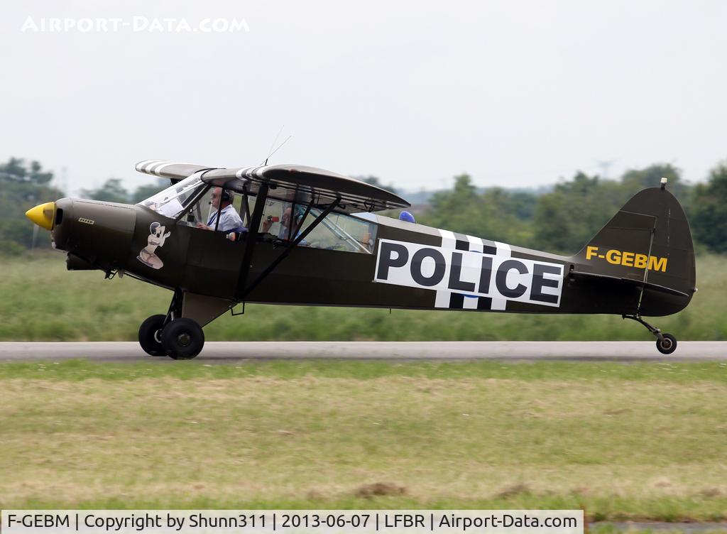 F-GEBM, Piper PA-18-150 Super Cub C/N 18-1294, Participant of the Muret Airshow 2013