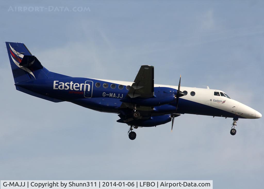 G-MAJJ, 1993 British Aerospace Jetstream 41 C/N 41024, Landing rwy 14R