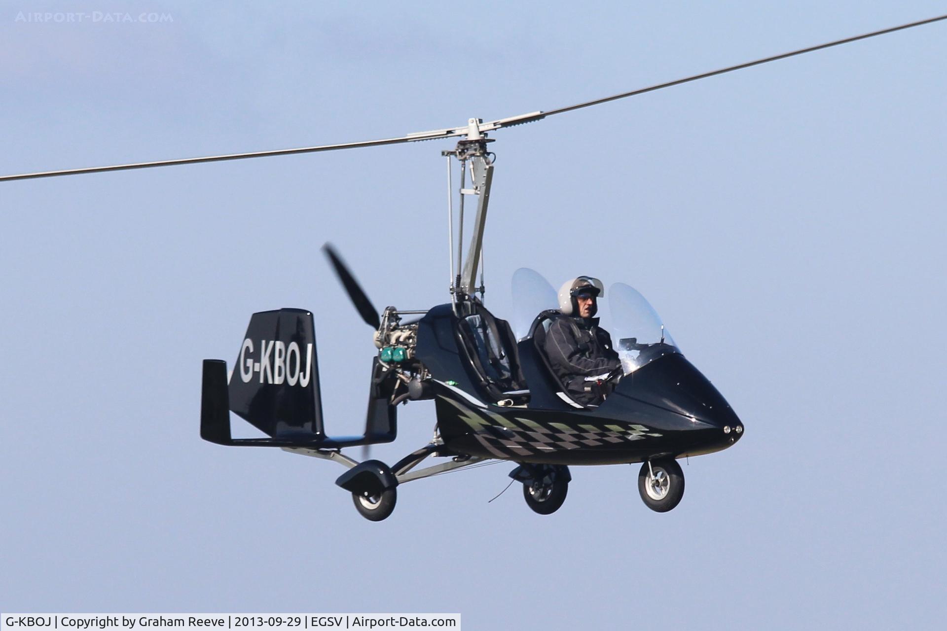 G-KBOJ, 2009 Rotorsport UK MTOsport C/N RSUK/MTOS/016, About to land.