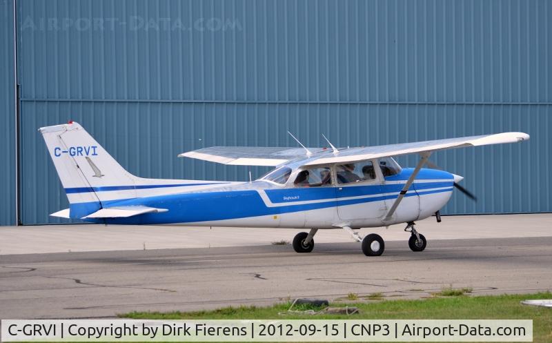 C-GRVI, 1976 Cessna 172M C/N 172-65756, Just arrived at the municipal airport.