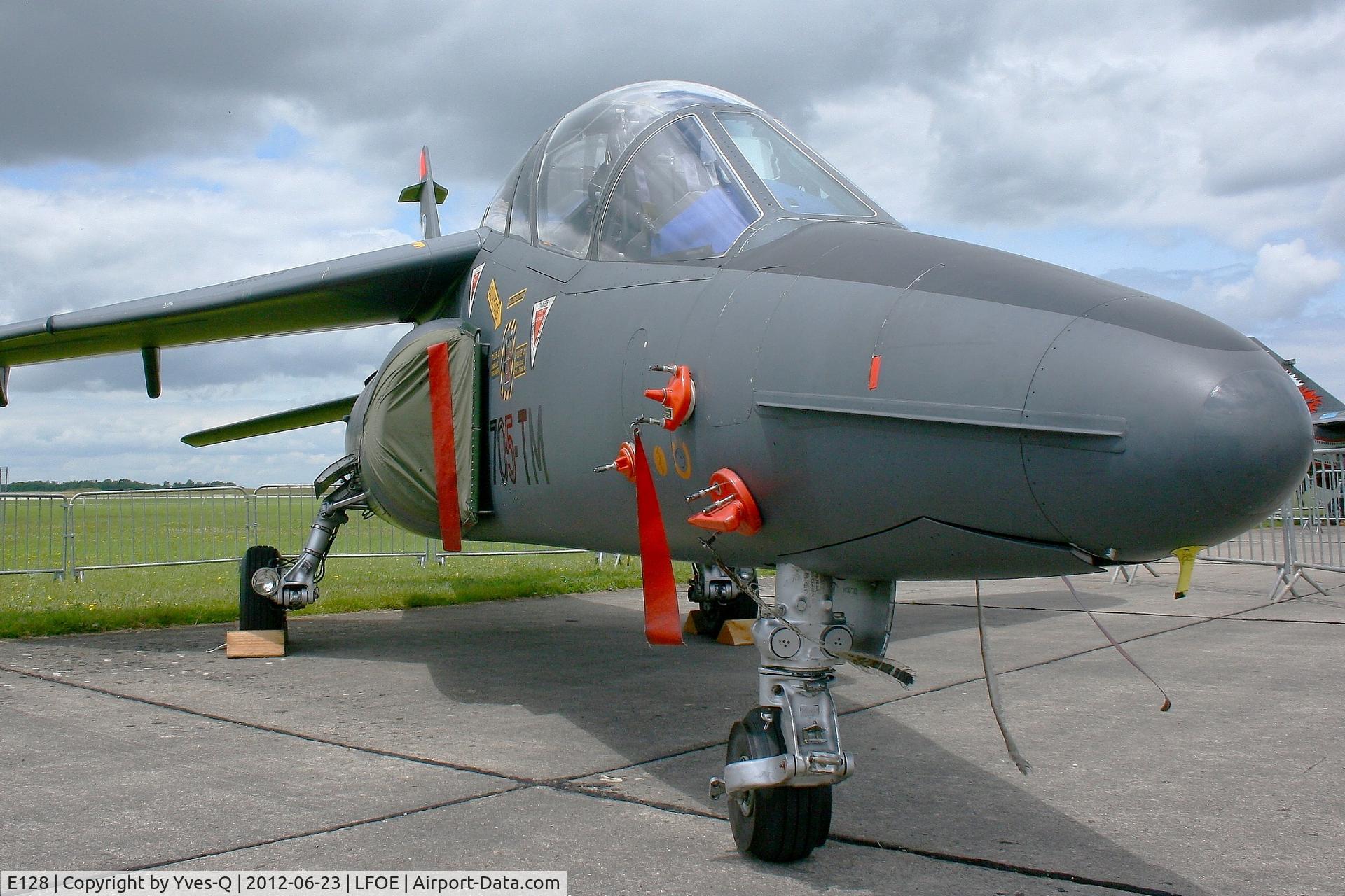 E128, Dassault-Dornier Alpha Jet E C/N E128, French Air Force Dassault-Dornier Alpha Jet E, Static display Evreux-Fauville AB 105 (LFOE)