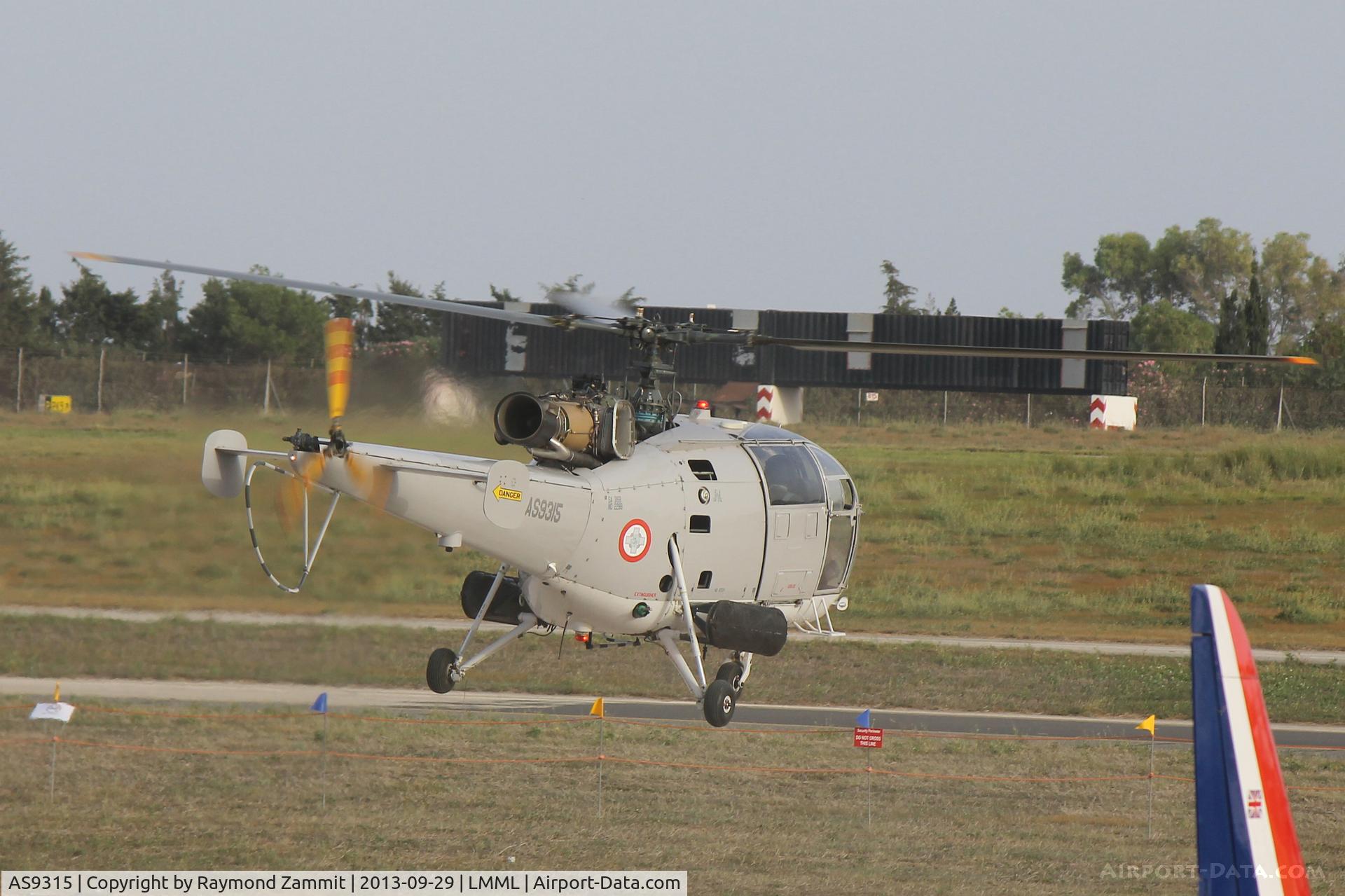 AS9315, Aerospatiale SA-316B Alouette III C/N 2288, AlouetteIII AS9315 Armed Forces of Malta