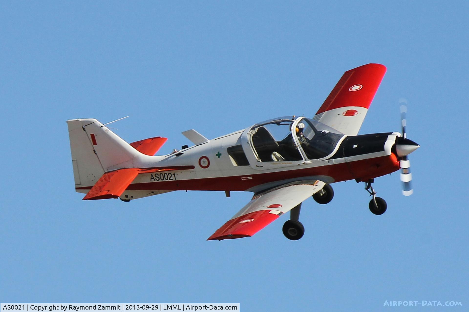 AS0021, 1975 Scottish Aviation Bulldog T.1 C/N BH.120/345, Scottish Aviation Bulldog AS0021 Armed Forces of Malta